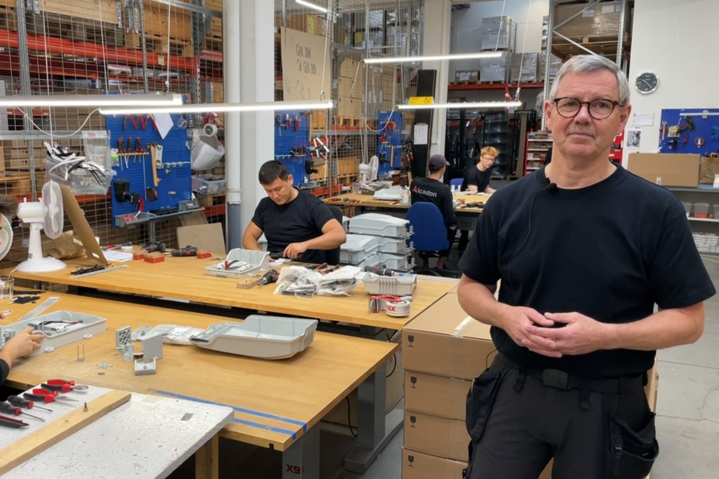 1.500 pre-assembled BUDI boxes ensure fast and error-free installation