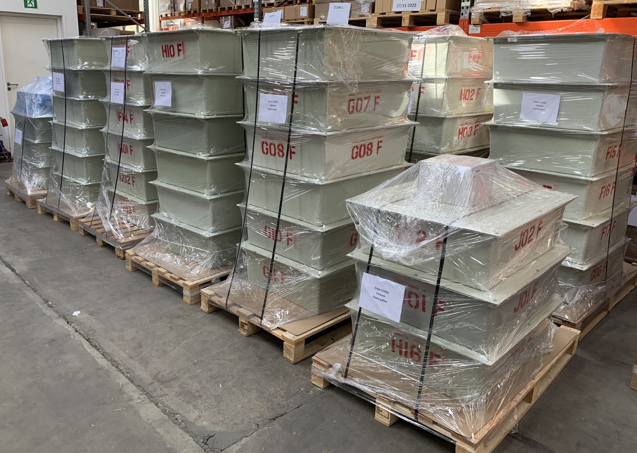 Offshore wind project secured with custom protective packaging